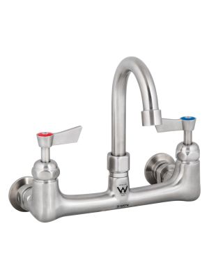 3Monkeez EXPOSED WALL MOUNT BODY WITH GOOSENECK SPOUT 12" Spout