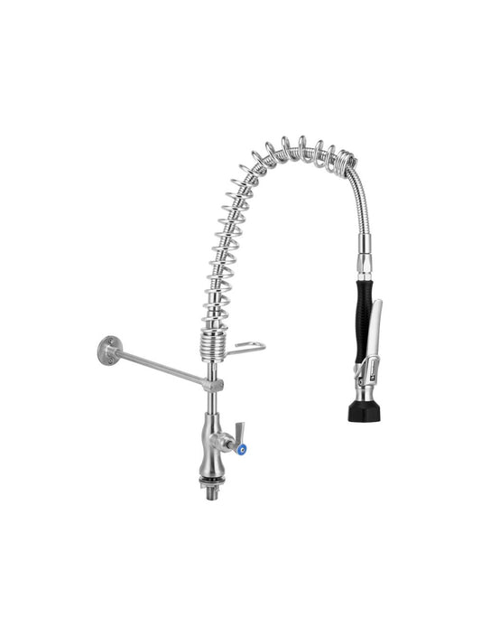 3Monkeez No Pot Filler"CLEAN-A-JET- S/S Single Hob Mount Compact Pre Rinse Unit.