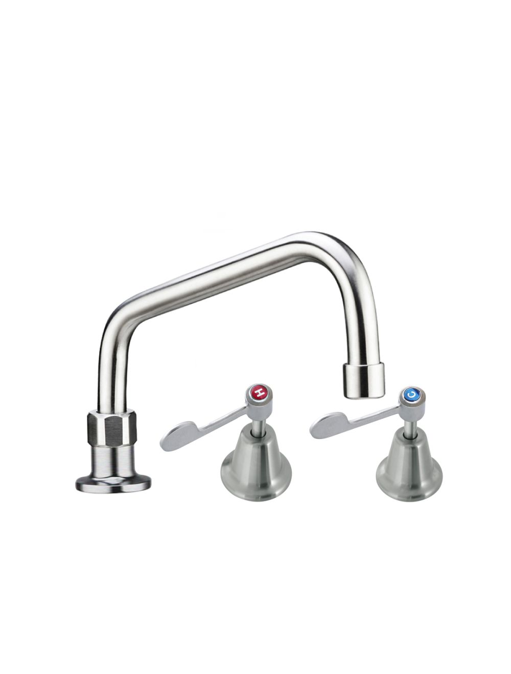 3Monkeez HOB MOUNT AND BASIN STOPS WITH SPOUT 12" Spout