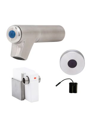 3Monkeez STAINLESS STEEL BIB TAPS - SENSOR OPERATED Battery