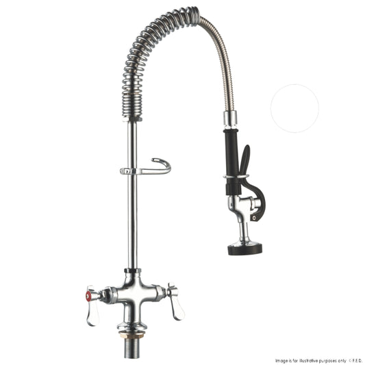 Sunmixer Mini Pre Rinse Unit with 180mm Riser and 560mm Hose T98001MN-1