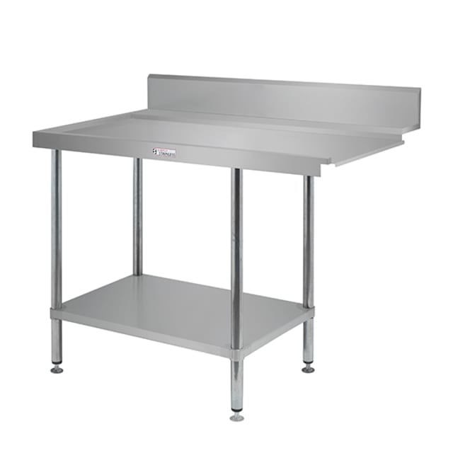 Simply Stainless Dishwasher Outlet Bench - Left Hand Outlet 2100x600x900 SS07.2100L