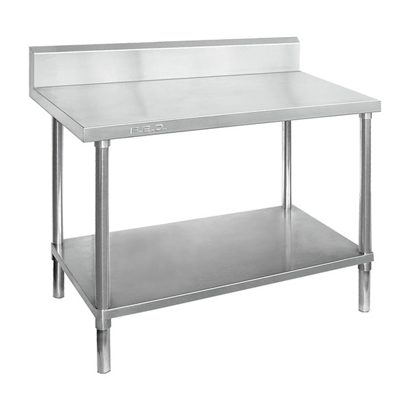 Modular Systems Workbench with Splashback 2400x600x900 WBB6-2400/A