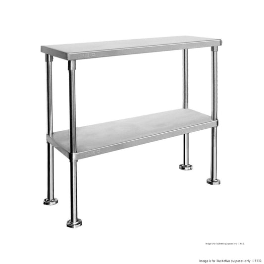 Modular 2 Tier Overshelf for Workbench 1200x400x750mm WBO2-1200-400