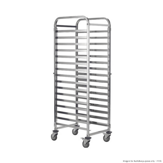 S/S GN Pan Trolley, 16 Pan Capacity, 380x550x1735mm 393577