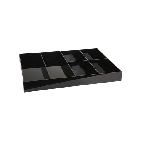 JIWINS TOP DIVIDER HOUSEKEEPING CART BLACK ACR 620x480x65mm