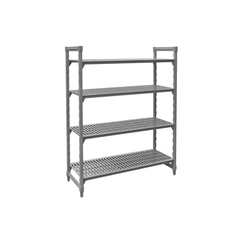 JIWINS VENTED SHELF KIT COMPLETE GREY PP/IRON 910x455x1800