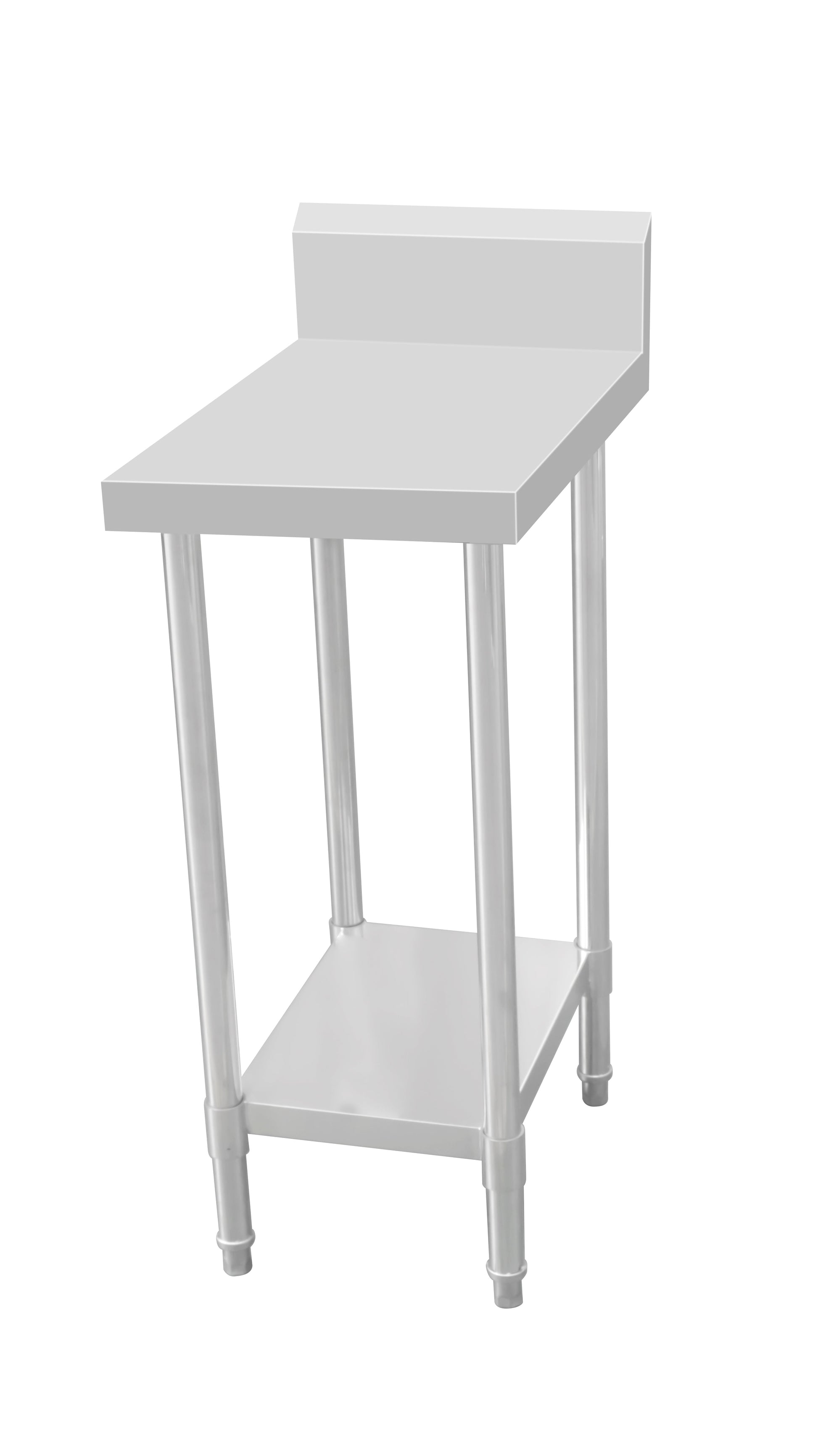 Kitchen Knock Work Bench with Splashback & Undershelf AWS-1580 / 800 1500 x 800 x 900 + 150mm