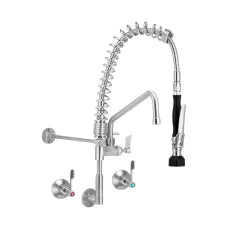 3Monkeez CONCEALED WALL PRE RINSE UNITS - COMPACT Inc 12" Pot Filler T-3M53822-C