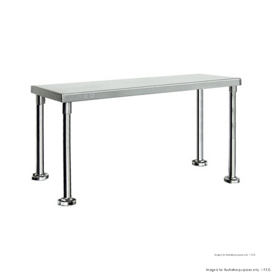 Modular 1 Tier Overshelf for Workbench 1200x400x450mm WBO1-1200-400