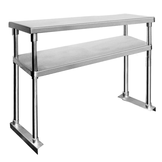 Economic Double Tier Workbench Overshelf 1200x300x750 1200-WBO2