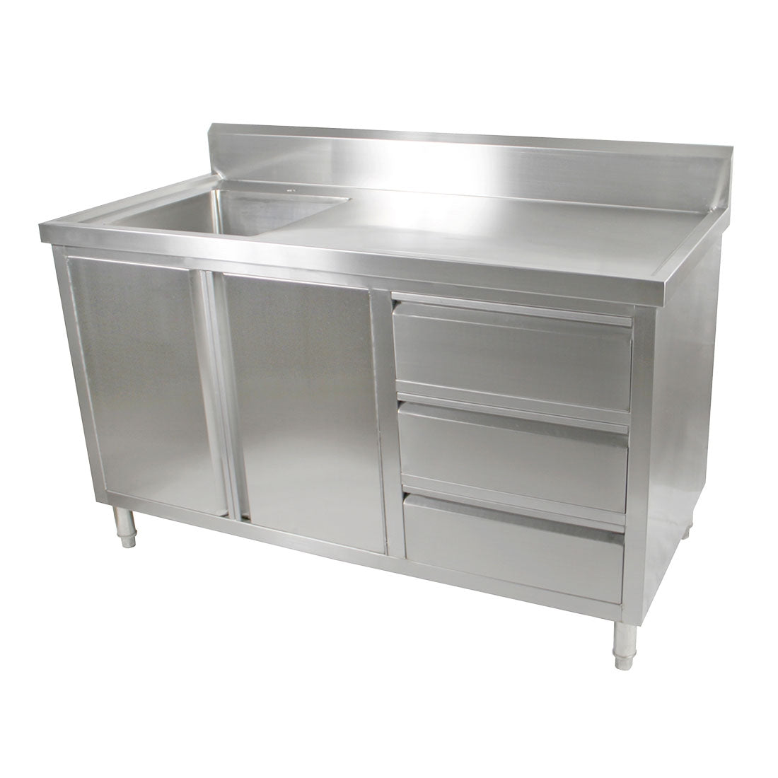 Modular Systems Cabinet with Left Sink 1500x600x900 SC-6-1500L-H