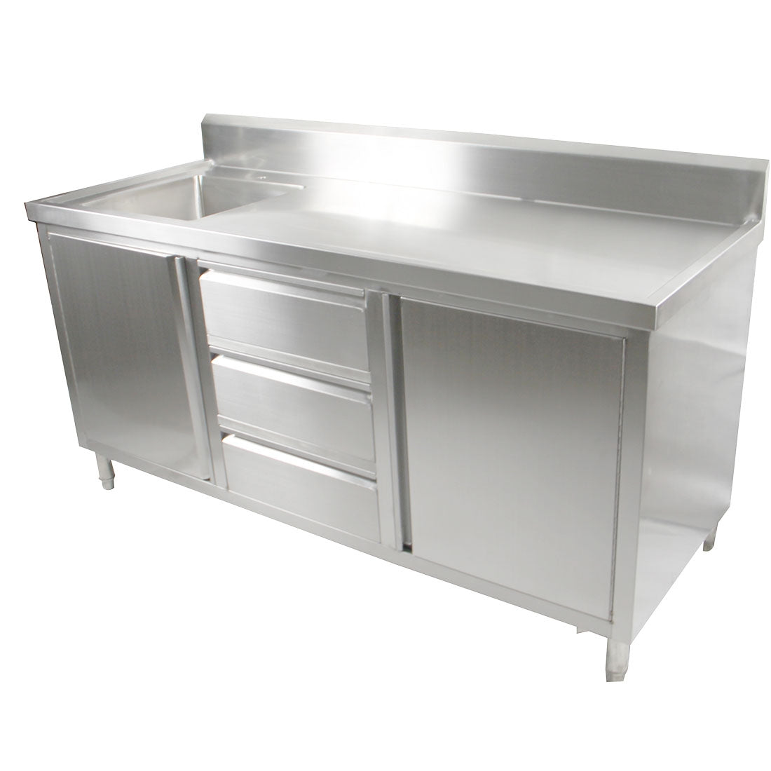 Modular Systems Cabinet with Left Sink 2100x600x900 SC-6-2100L-H