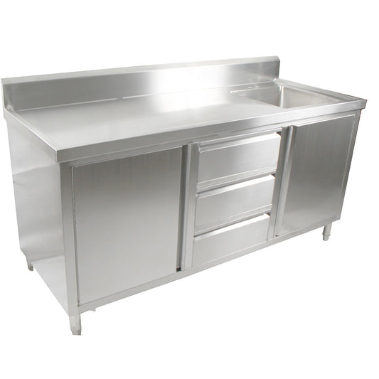 Modular Systems Cabinet with Right Sink 1800x600x900 SC-6-1800R-H