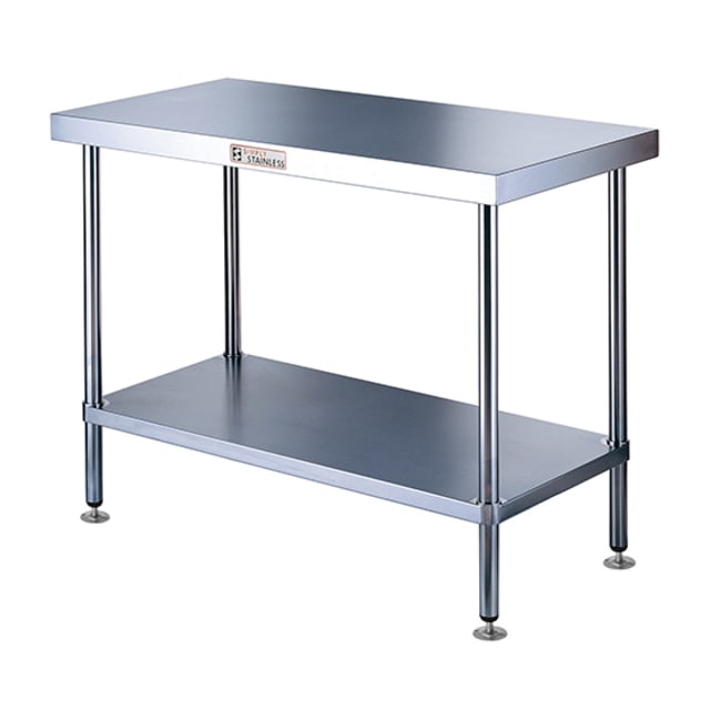 Simply Stainless Work bench with undershelf 600x600x900 SS01.0600