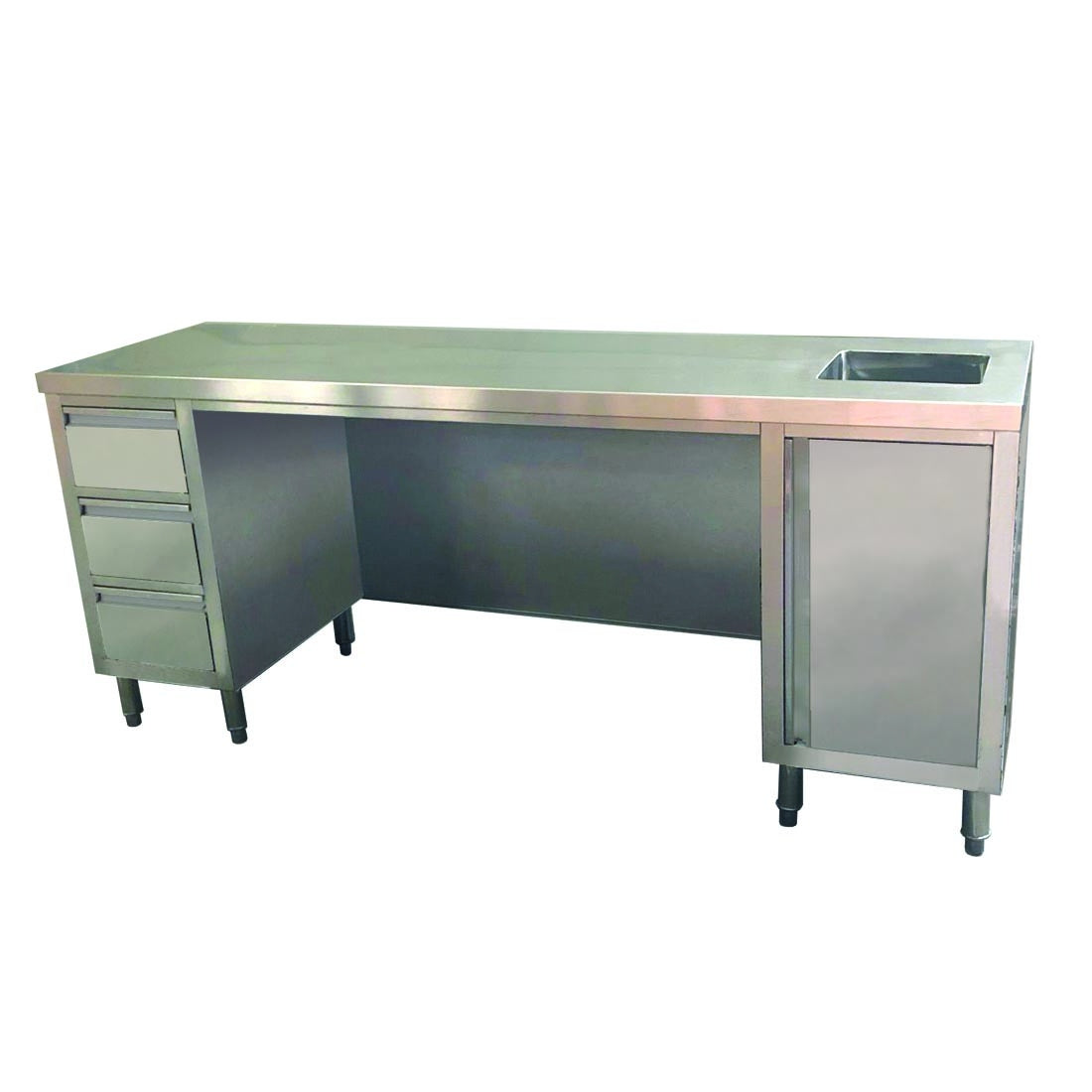 Modular Systems Multipurpose Utility Bench with Sink - SS6-2100R-H