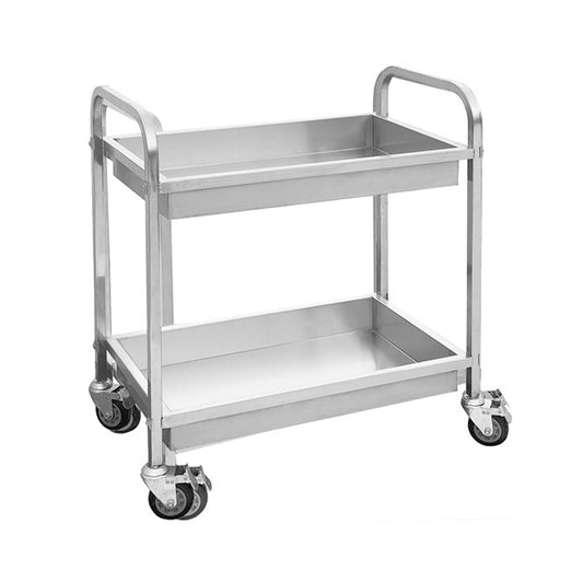 Stainless Steel trolley with 2 shelves YC-102D